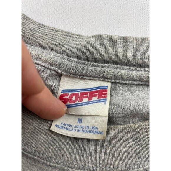 Vintage Georgia Bulldogs Shirt Men Medium Gray Soffee Graphic Print Short Sleeve - Picture 4 of 8